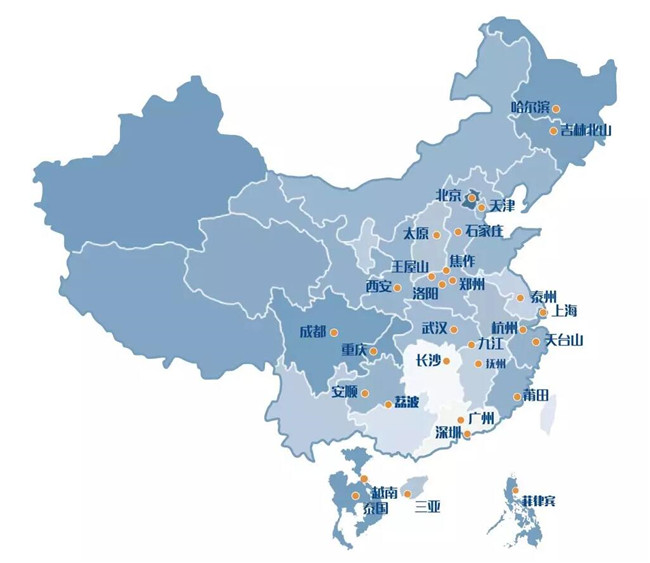 BG视讯冰雪全球业务分布