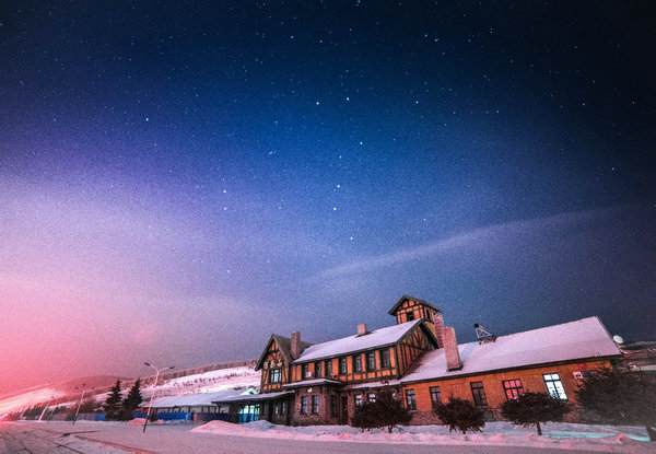 内蒙古冰雪美景，宛如童话